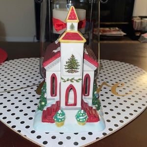 Vintage Spode Church TeaLite Holder!